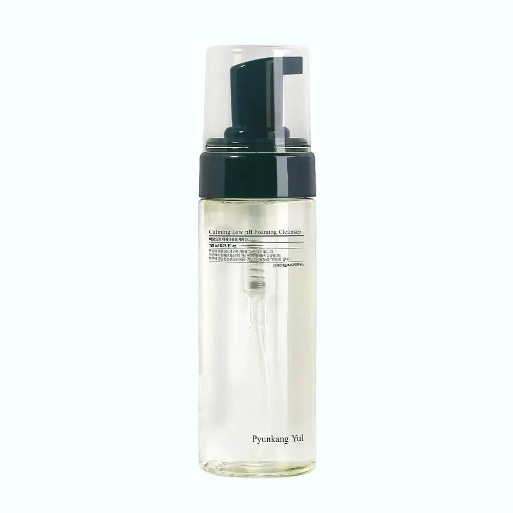Pyunkang Yul Calming Low pH Foaming Cleanser for sensitive skin with centella and hyaluronic acid
