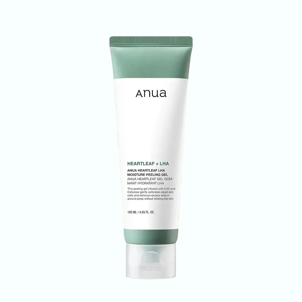 Anua Heartleaf LHA Moisture Peeling Gel for gentle exfoliation and sensitive skin with heartleaf extract