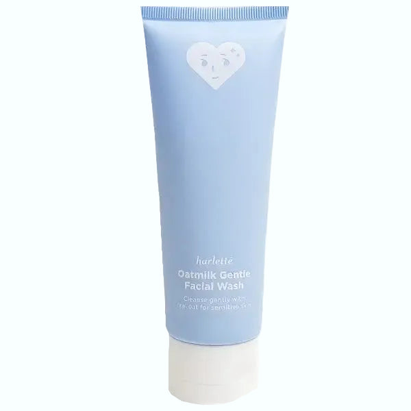 Harlette Oatmilk Gentle Facial Wash for sensitive skin cleansing and soothing