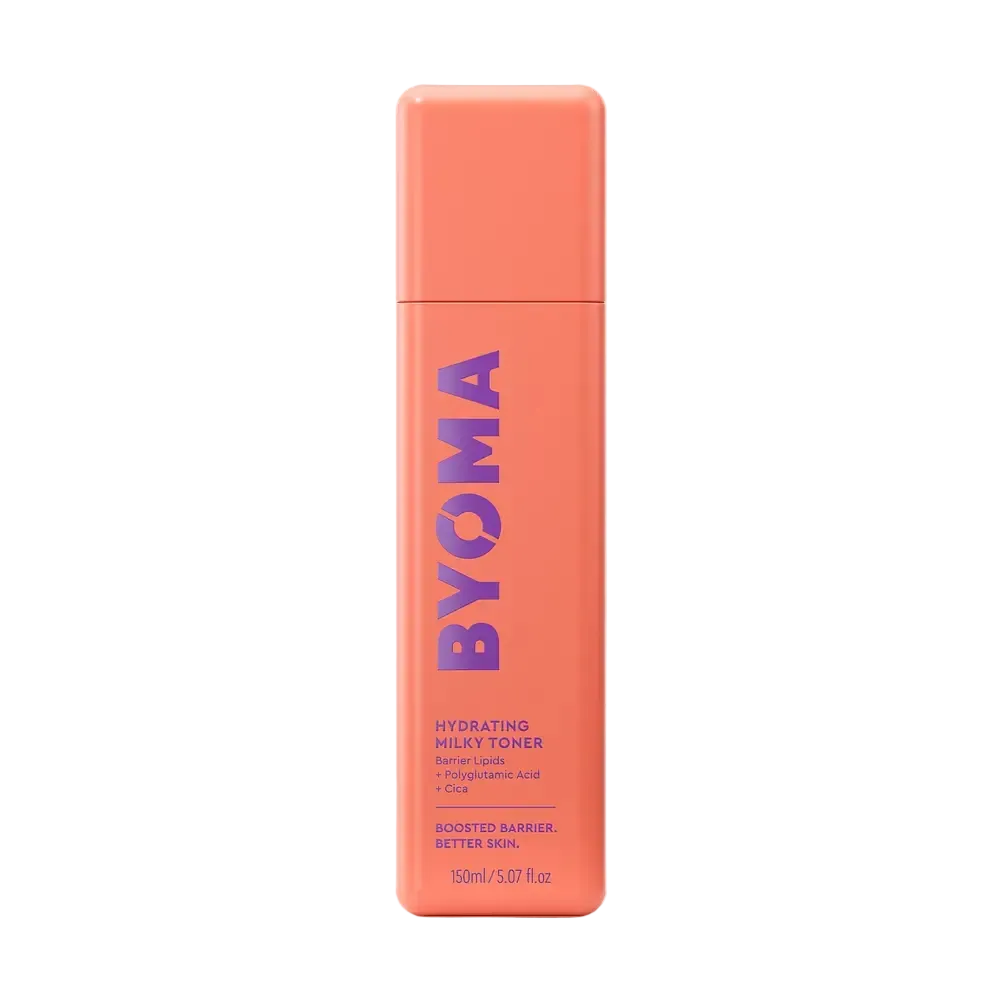 BYOMA Hydrating Milky Toner with niacinamide and hyaluronic acid for hydration and barrier support
