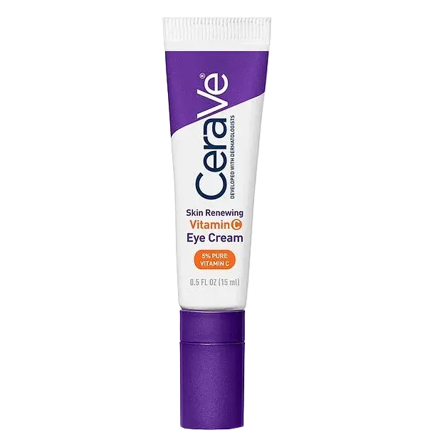 CeraVe Skin Renewing Vitamin C Eye Cream for dark circles, puffiness and brightening