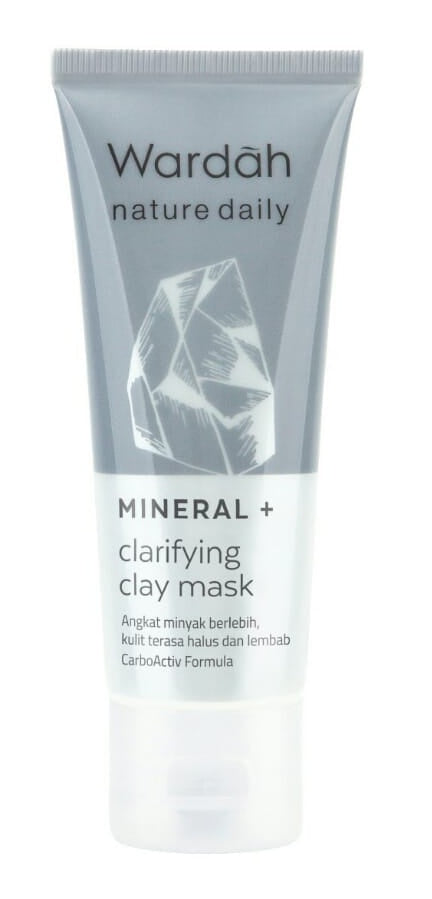 Wardah Nature Daily Mineral+ Clarifying Clay Mask