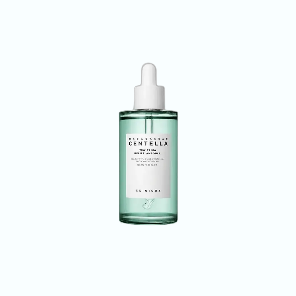 SKIN1004 Tea-Trica Relief Ampoule with tea tree and centella for acne-prone and sensitive skin soothing