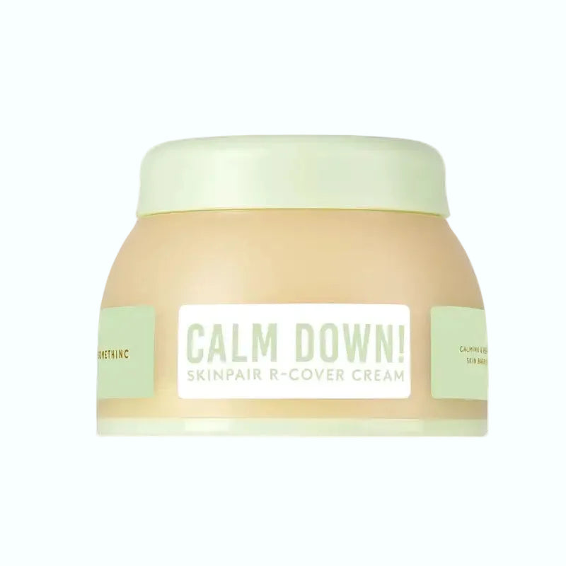 Somethinc Calm Down Skinpair R-Cover Cream with centella and ceramide for sensitive skin barrier repair