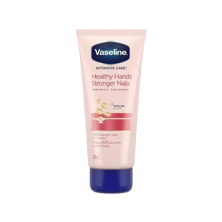 Vaseline Intensive Care Healthy Hands Stronger Nails Lotion with keratin for dry hands and nail strengthening