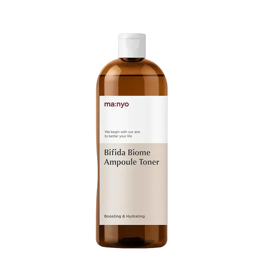 Ma:nyo Bifida Biome Ampoule Toner for anti-aging and skin barrier repair with fermented ingredients
