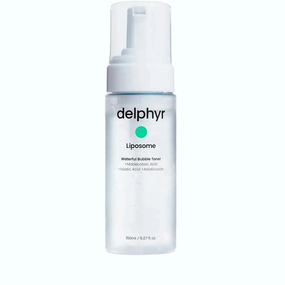 Delphyr Liposome Waterful Bubble Toner for deep hydration and pore cleansing with liposome technology