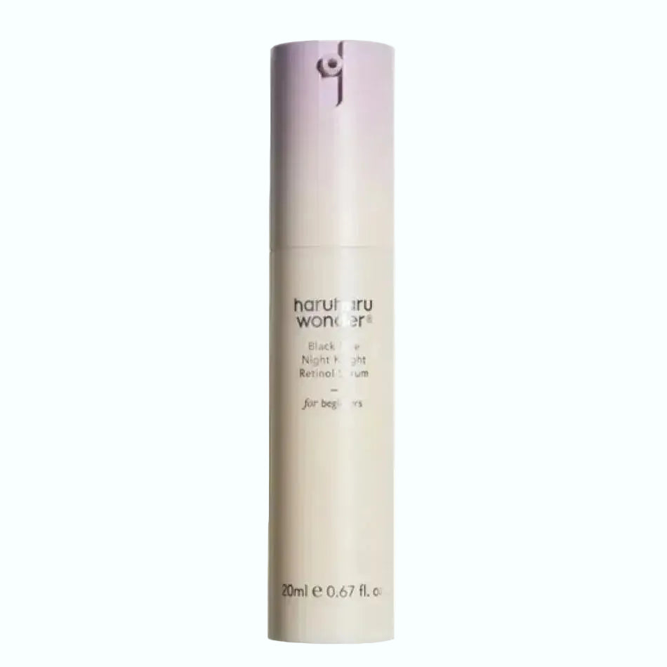 Haruharu Wonder Black Rice Night Knight Retinol Serum for anti-aging with retinol and bakuchiol