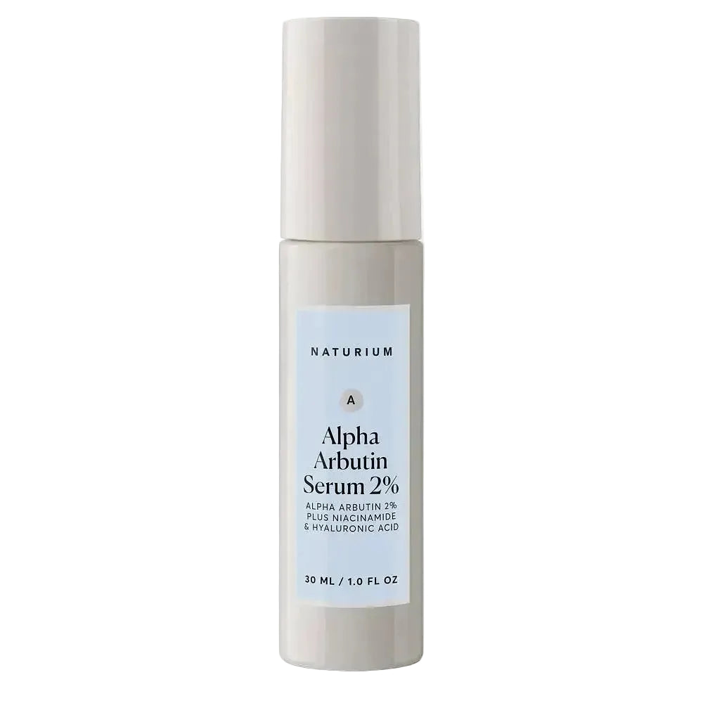 Nturium Alpha Arbutin Serum 2% for dark spots and uneven skin tone brightening