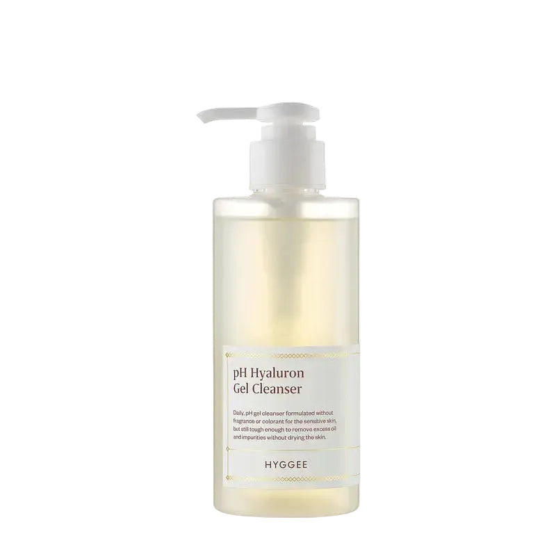HYGGEE pH Hyaluron Gel Cleanser with hyaluronic acid for gentle hydrating cleanse