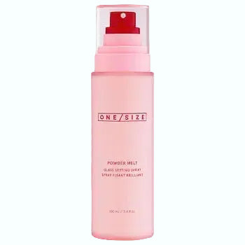 One/Size by Patrick Starrr Powder Melt Setting Spray for hydrating glass skin finish and long-wear makeup
