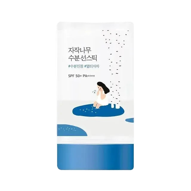 Round Lab Birch Moisturizing Sun Stick SPF 50+ PA++++ hydrating UV protection with birch sap and peptides