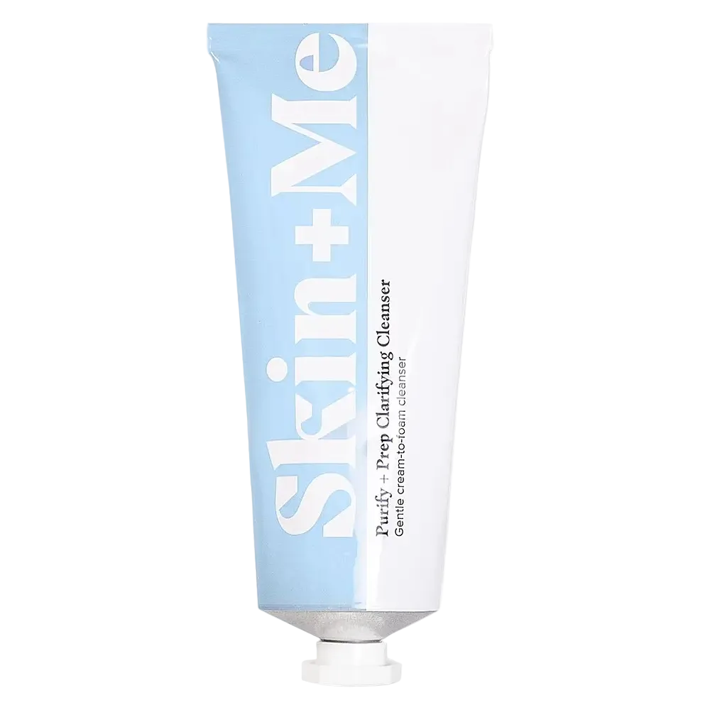 Skin + Me Purify + Prep Clarifying Cleanser cream-to-foam wash for oily and combination skin