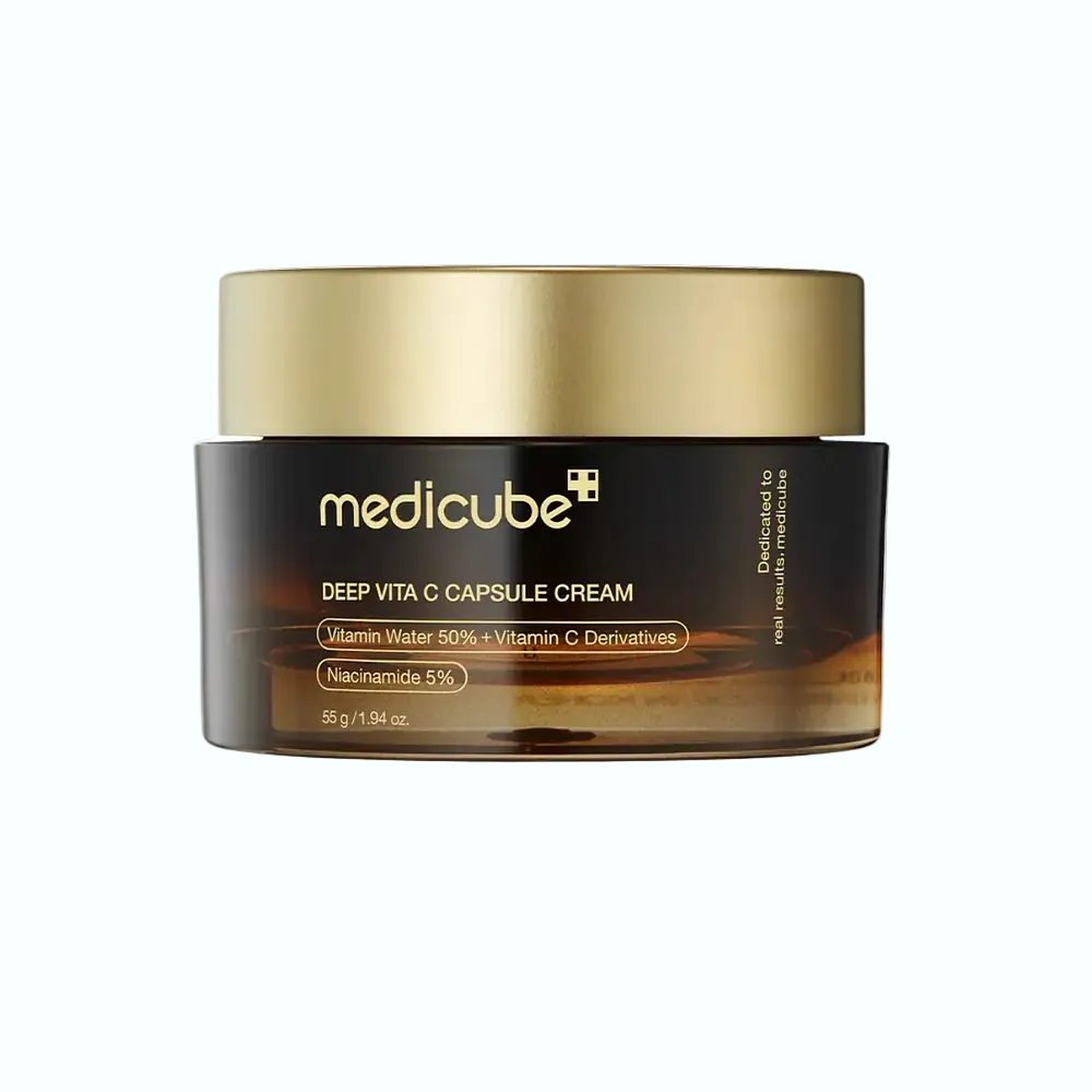 Medicube Deep Vita C Capsule Cream with vitamin C capsules for brightening and anti-aging