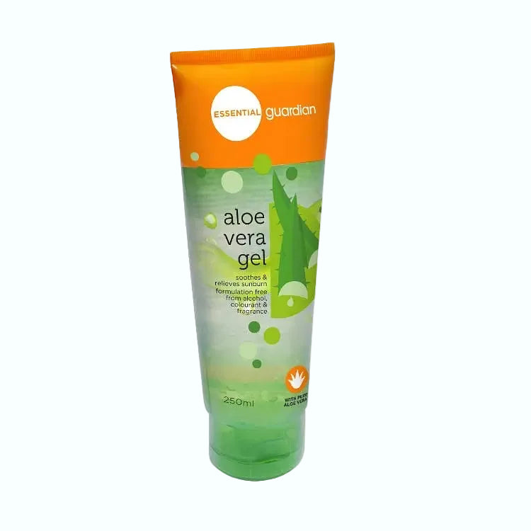 Guardian Essential Aloe Vera Gel for hydration, soothing and after-sun care with vitamin E