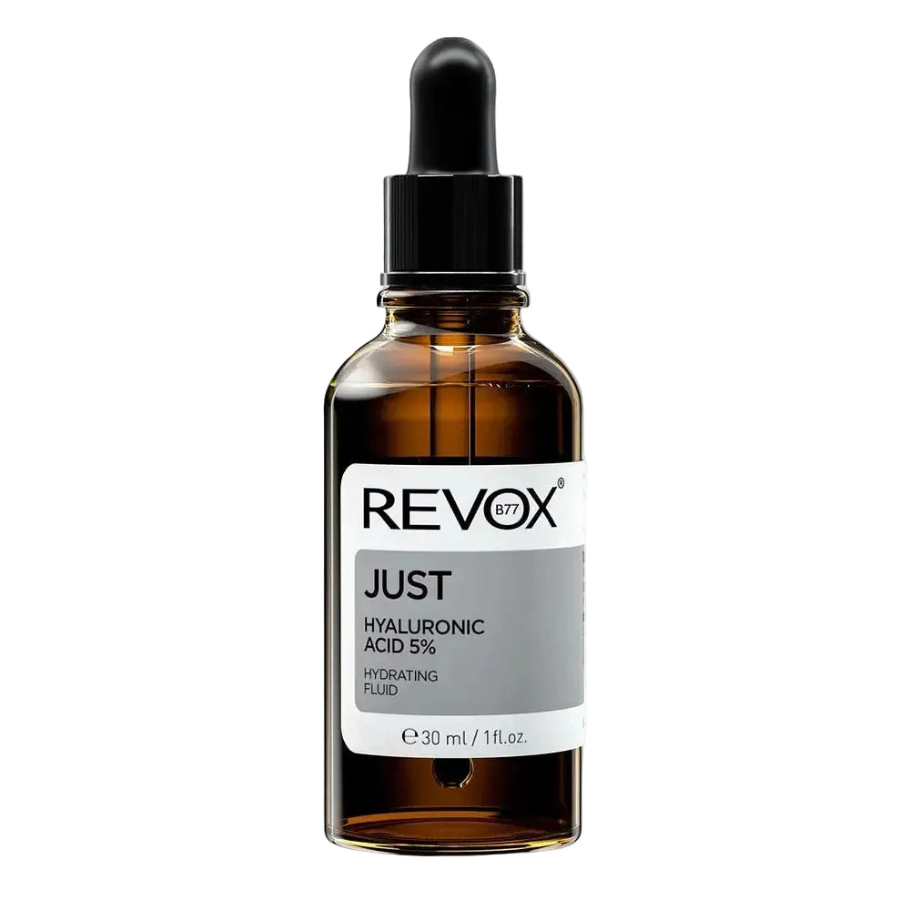 Revox 77JUST Hyaluronic Acid 5% Hydrating luid for deep hydration and plumping