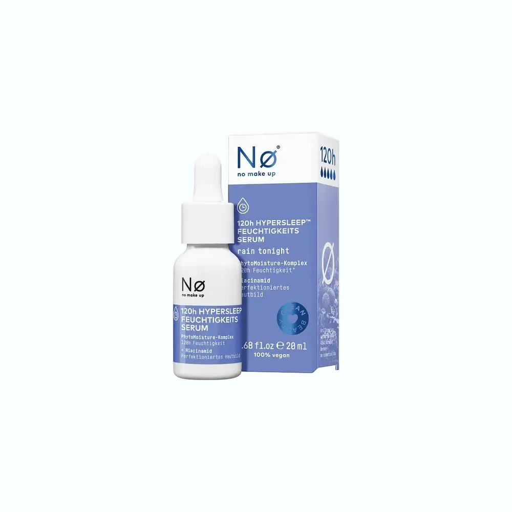 Nø Cosmetics rain tønight 120h HyperSleep Serum with niacinamide for hydration and barrier repair