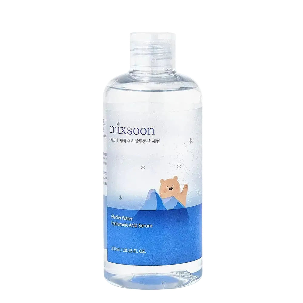 mixsoon Glacier Water Hyaluronic Acid Serum for deep hydration and moisture barrier repair