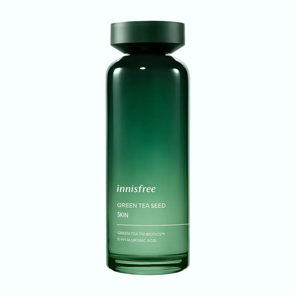 Innisfree Green Tea Seed Skin hydrating toner for fresh moisture and antioxidant protection