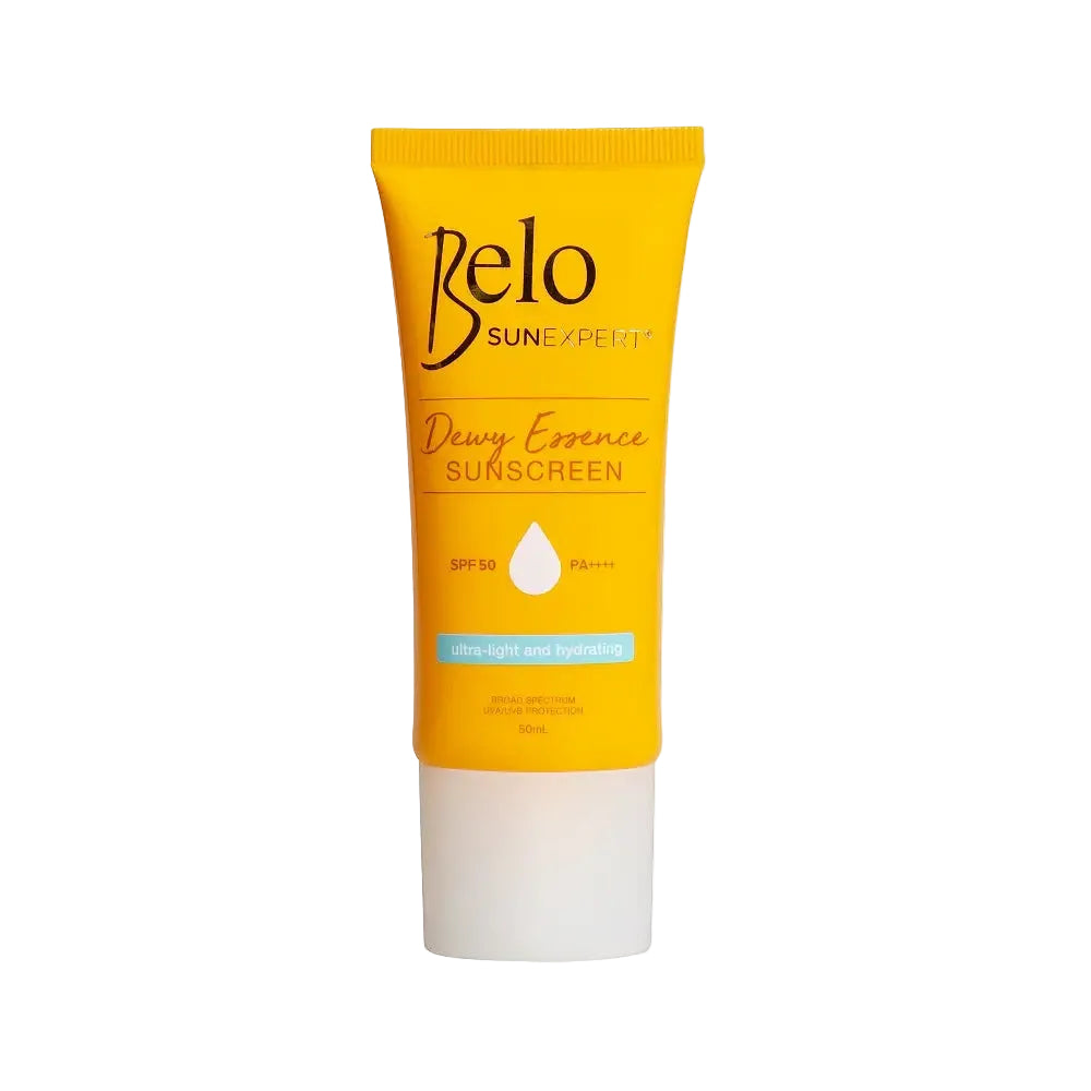 Belo SunExpert Dewy Essence Sunscreen SPF50 for UV protection and hydration