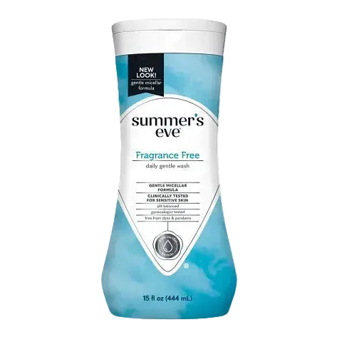 Summer's Eve Fragrance Free Daily Cleansing Wash gentle pH-balanced feminine wash for sensitive skin