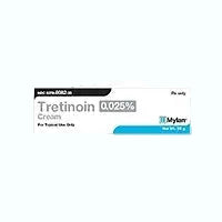 Mylan Tretinoin 0.05% Cream prescription retinoid for acne treatment and anti-aging