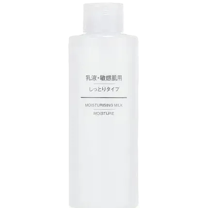 MUJI Moisturising Milk for hydration, soothing, and barrier repair