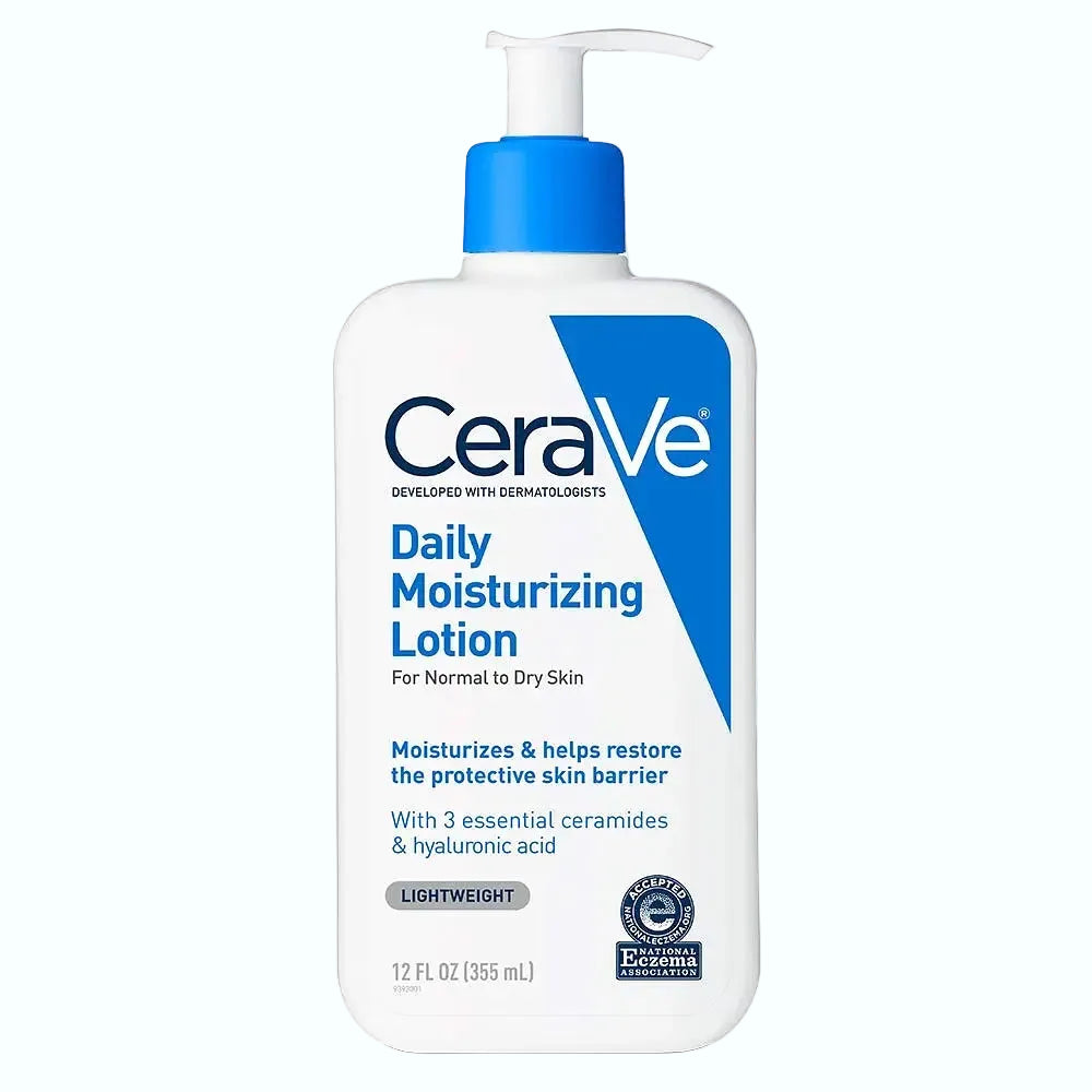 CeraVe Daily Moisturizing Lotion with eramides for lightweight 24-hour hydration