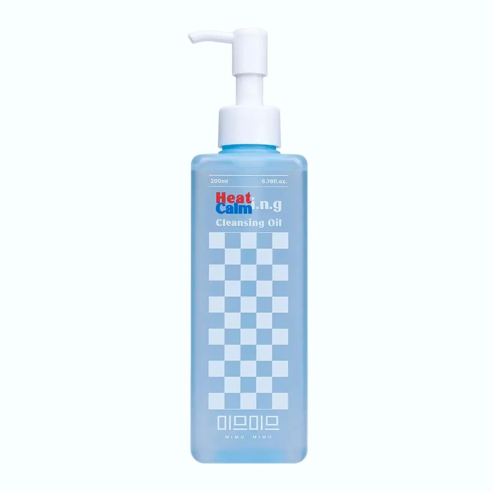 Mimu Mimu Heating Calming Cleansing Oil with onsen water for blackhead and sebum removal