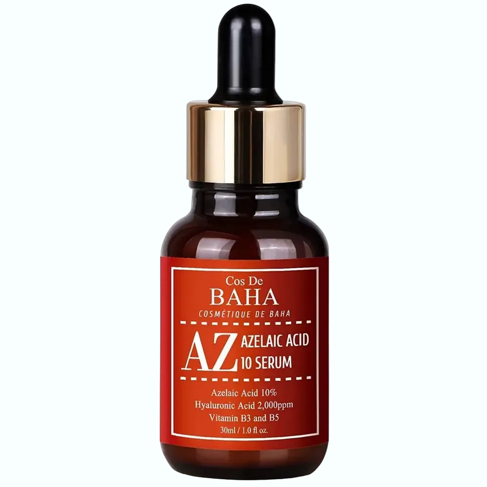 Cos De BAHA Azelaic Acid 10% Serum with Niacinamide for acne, dark spots and uneven texture