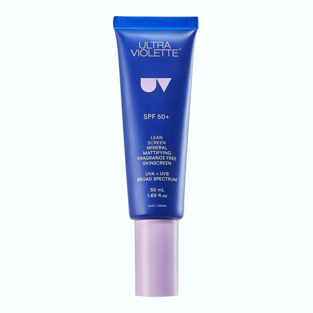 Ultra Violette Lean Screen SPF 50+ lightweight mineral sunscreen for sensitive skin