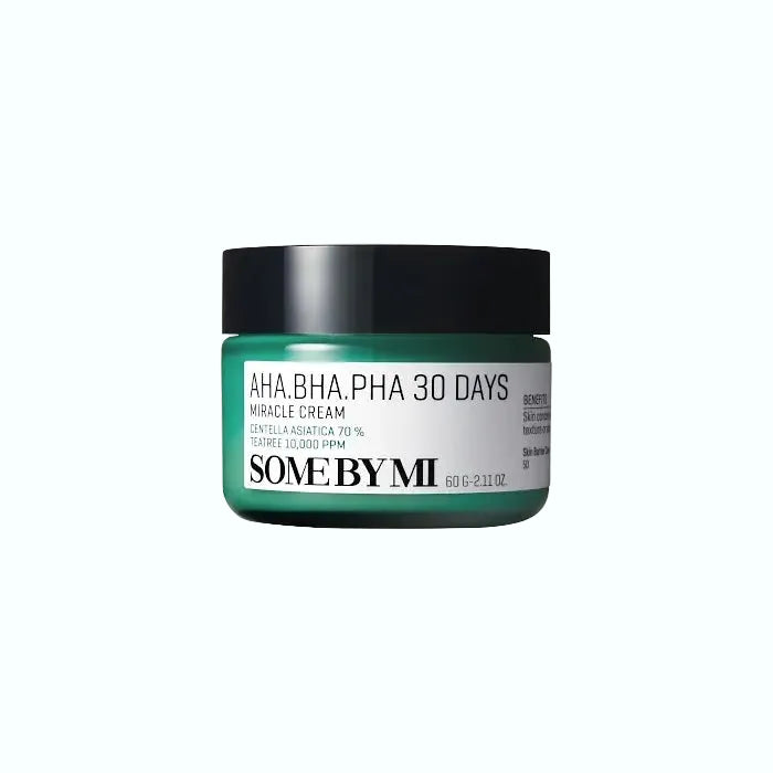 SOME BY MI AHA BHA PHA 30 Days Miracle Cream for acne-prone skin with tea tree and centella