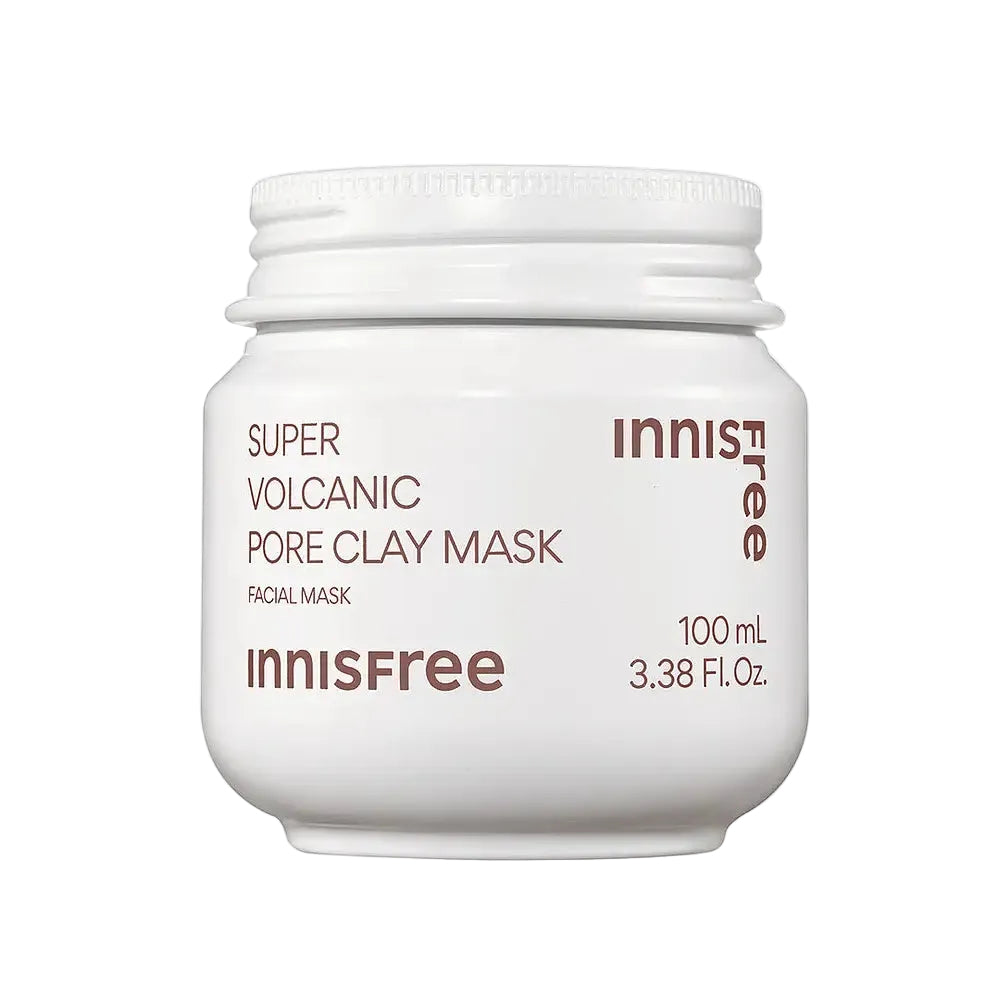 Innisfree Super Volcanic Pore Clay Mask for deep pore cleansing and sebum control