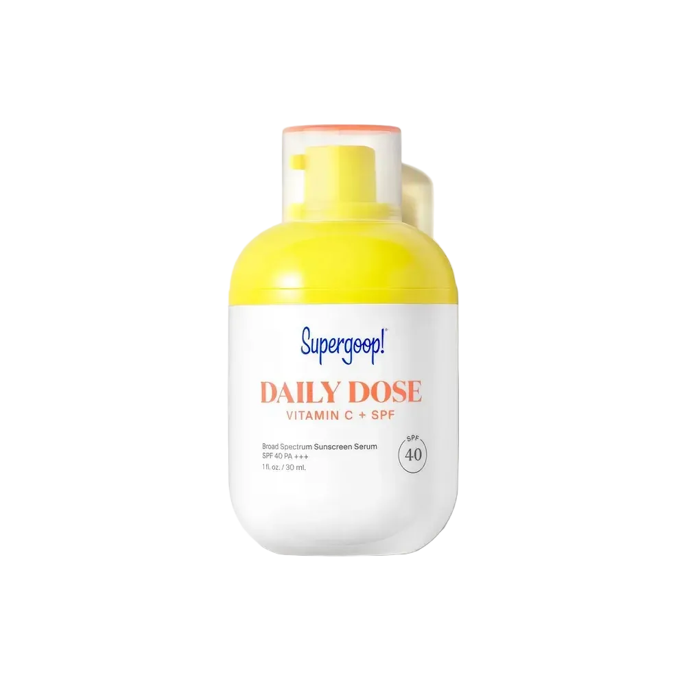 Supergoop! Daily Dose Vitamin C + SPF 40 brightening sunscreen serum for dark spots and UV protection