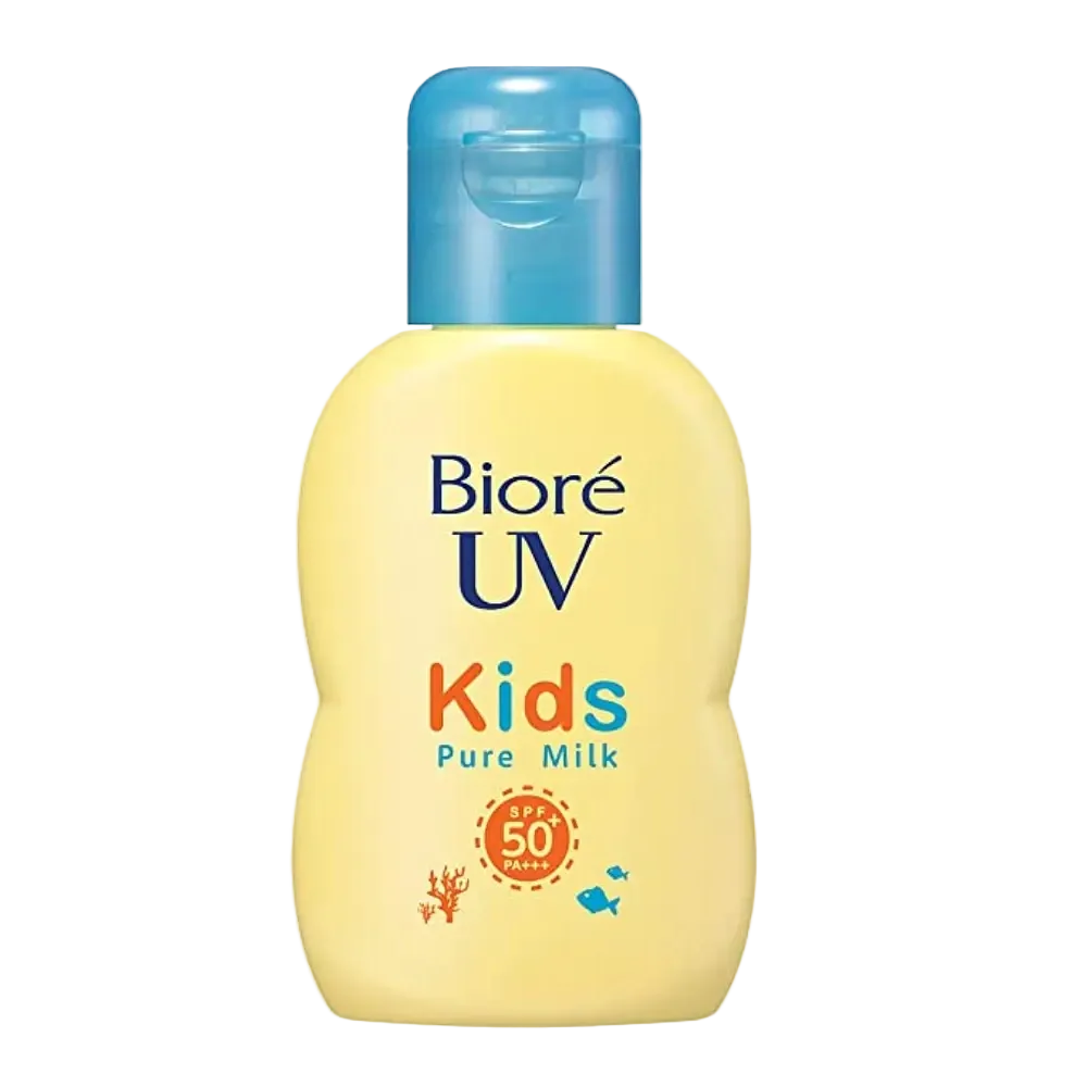 Biore UV Kids Pure Milk Sunscreen SPF 50+ PA+++ mineral sunscreen for children and sensitive skin