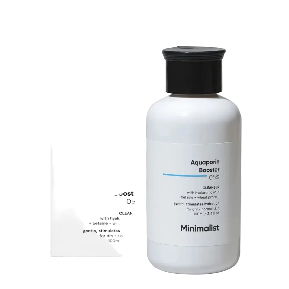 Minimalist Aquaporin Booster 05% Cleanser hydrating face wash for dry and sensitive skin