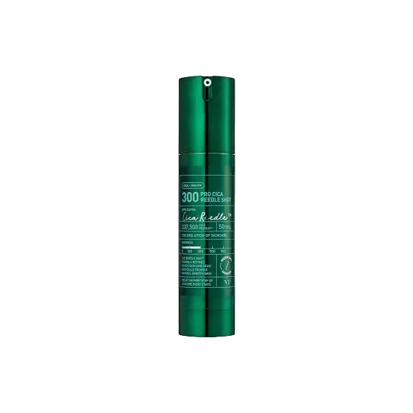 VT Cosmetics Pro Cica Reedle Shot 100 microneedling serum for sensitive skin soothing and texture refinement