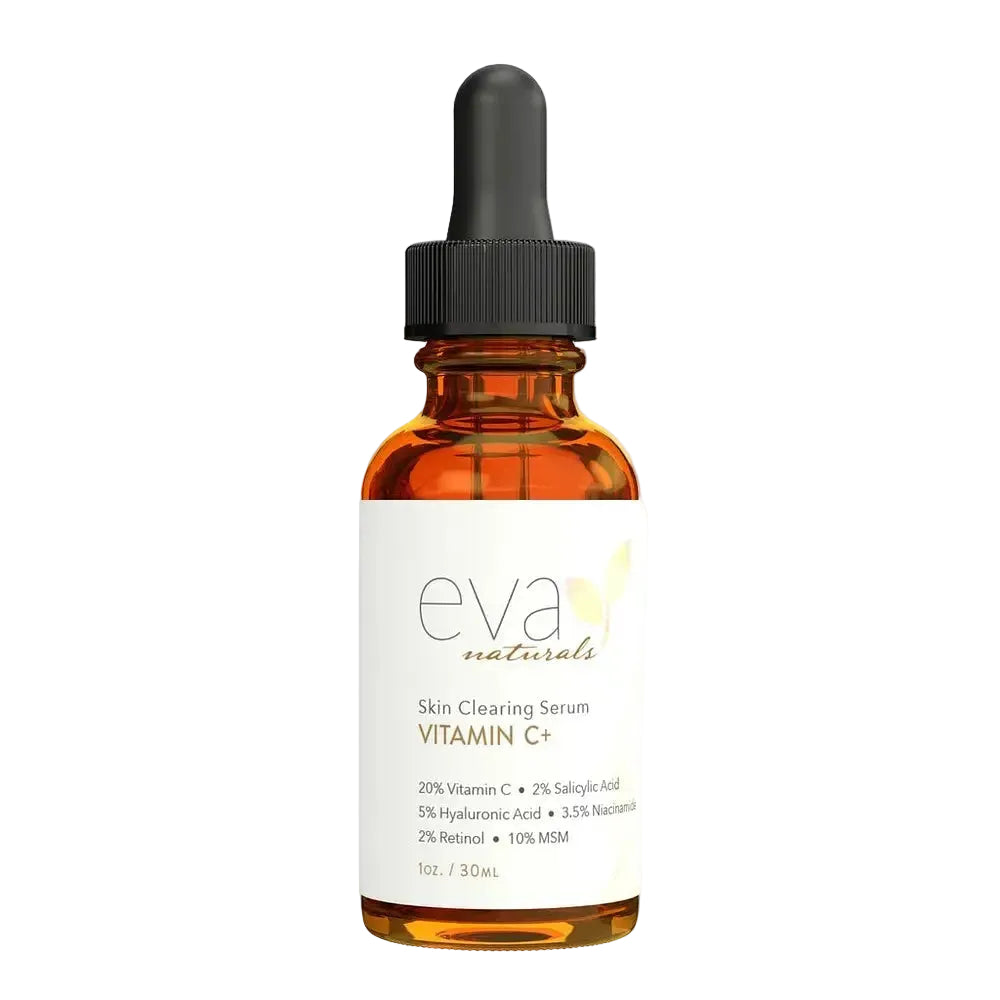 Eva Naturals Skin Clearing Serum Vitamin C+ for dark spots, acne and anti-aging