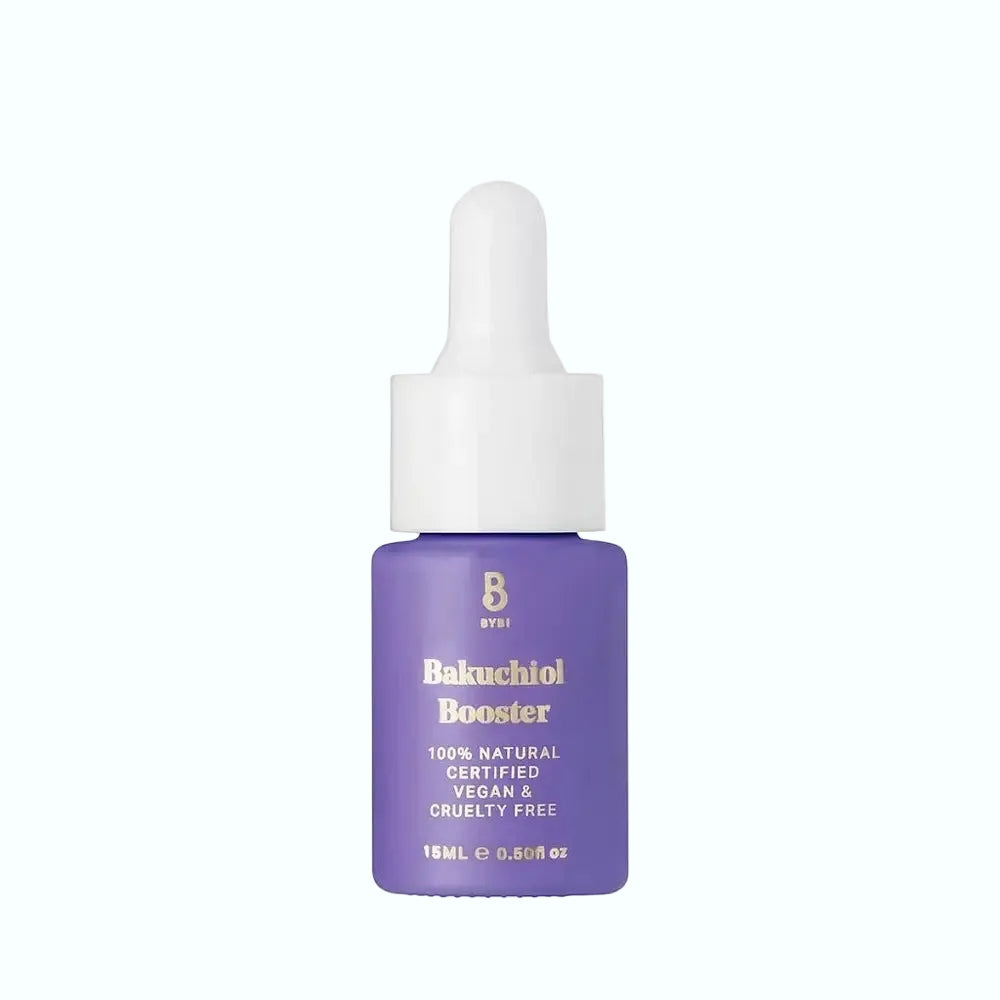 BYBI Bakuchiol Booster natural retinol alternative facial oil for anti-aging and skin rejuvenation