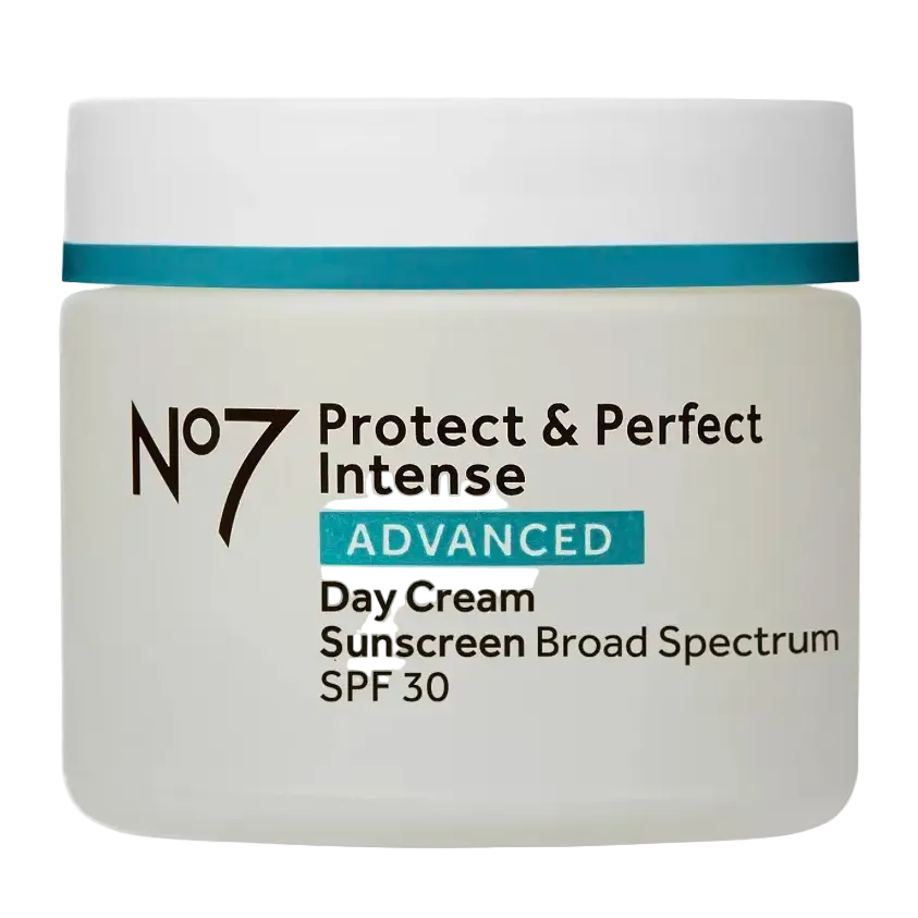 No7 Protect & Perfect Intense Advanced Day Cream SPF 30 anti-aging moisturizer with UV protection