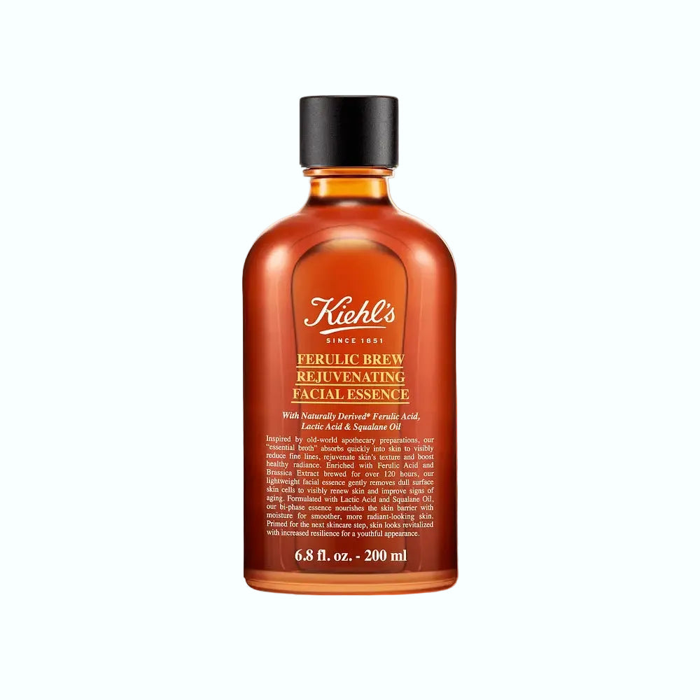 Kiehl's Ferulic Brew Antioxidant Facial Treatment with Lactic Acid for brightening and anti-aging