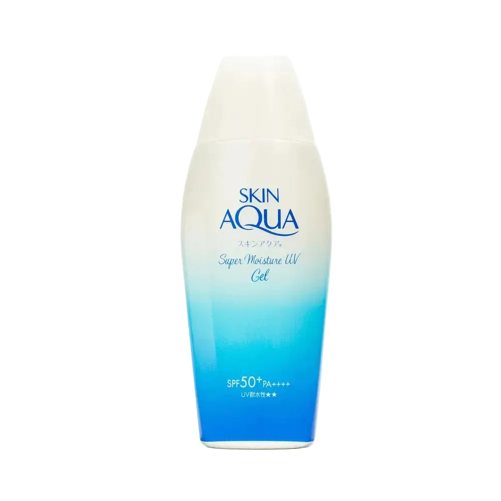 Skin Aqua UV Super Moisture Gel SPF 50+ PA++++ lightweight hydrating Japanese sunscreen