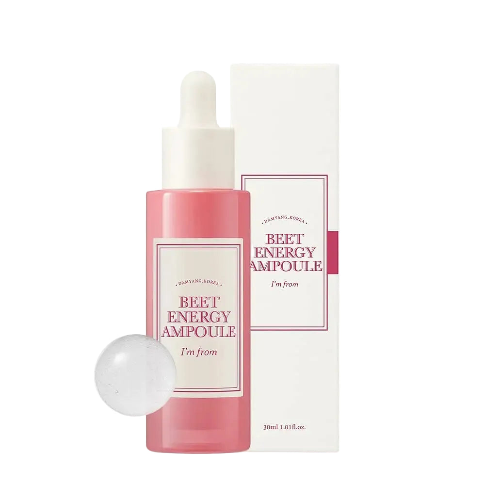 I'm from Beet Energy Ampoule with 81.5% red beet extract for hydration and radiance