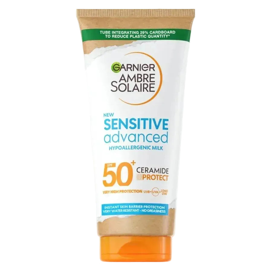 Garnier Ambre Solaire Sensitive Advance Lotion SPF 50+ for sensitive skin sun protection