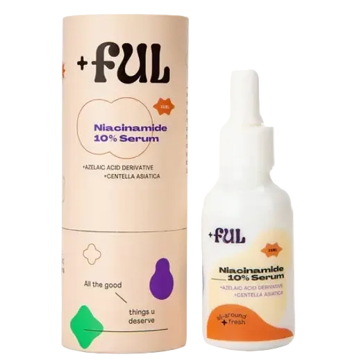 +ful Niacinamide 10% Serum anti-blemish brightening treatment for acne and dark spots