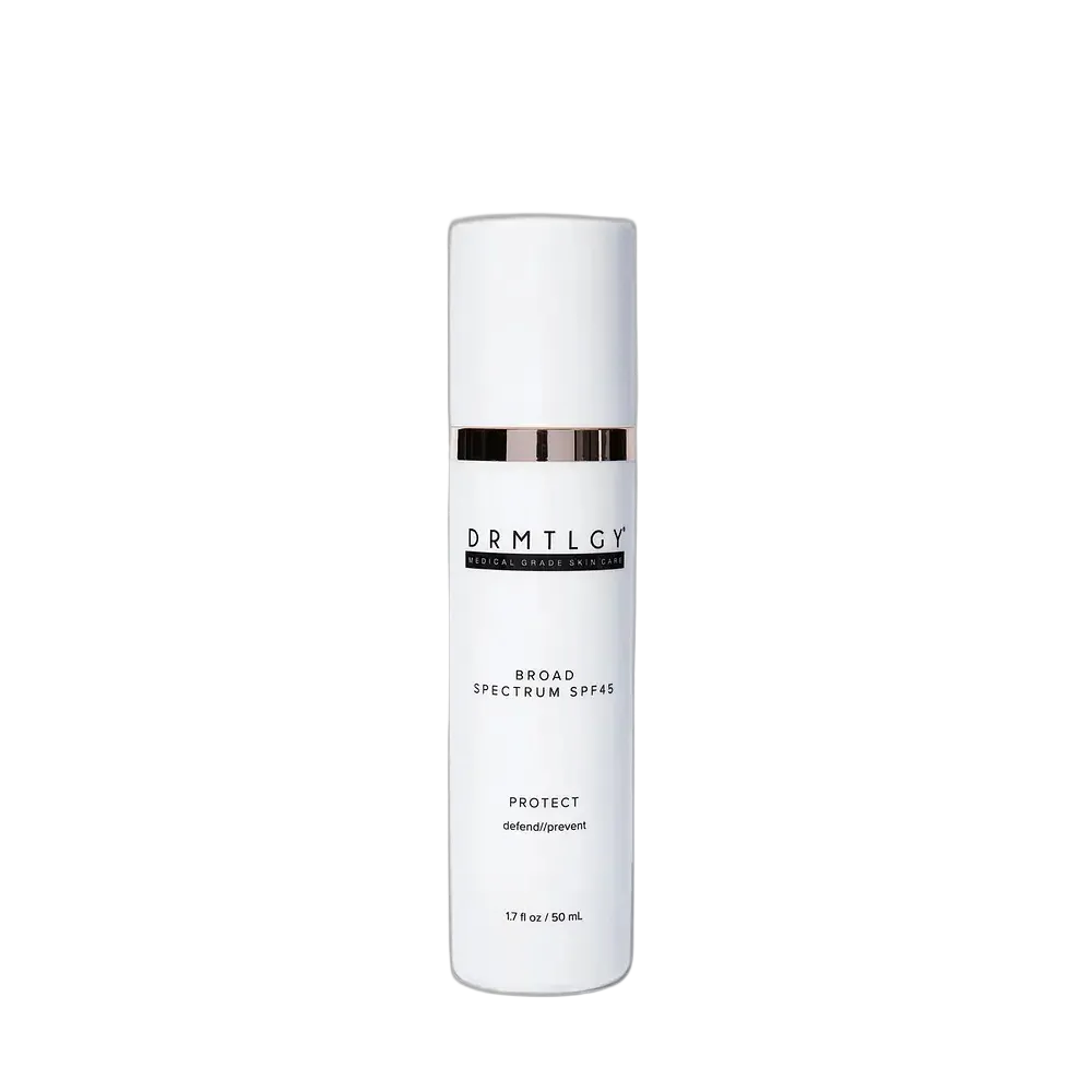DRMTLGY Broad Spectrum SPF 45 hybrid sunscreen for anti-aging and sensitive skin