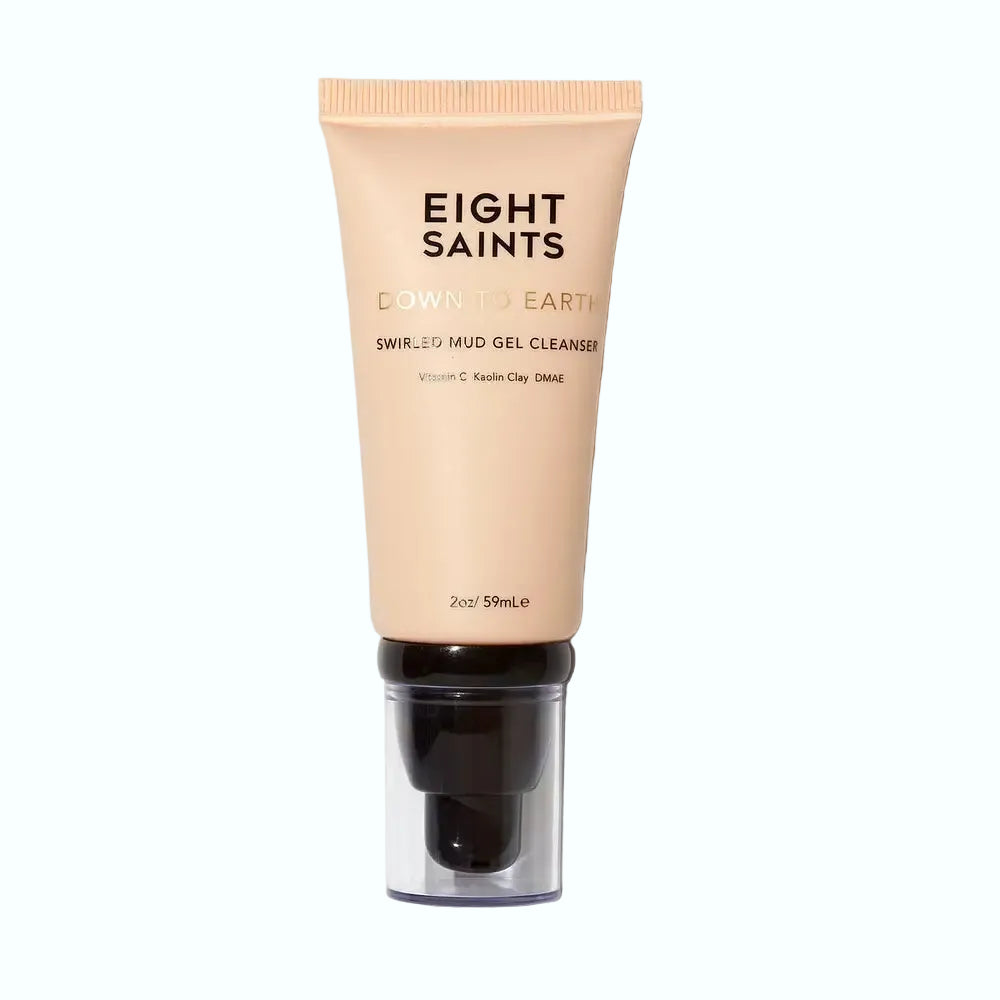 Eight Saints Down to Earth Gel Cleanser with vitamin C and French clay for brightening and pore refinement