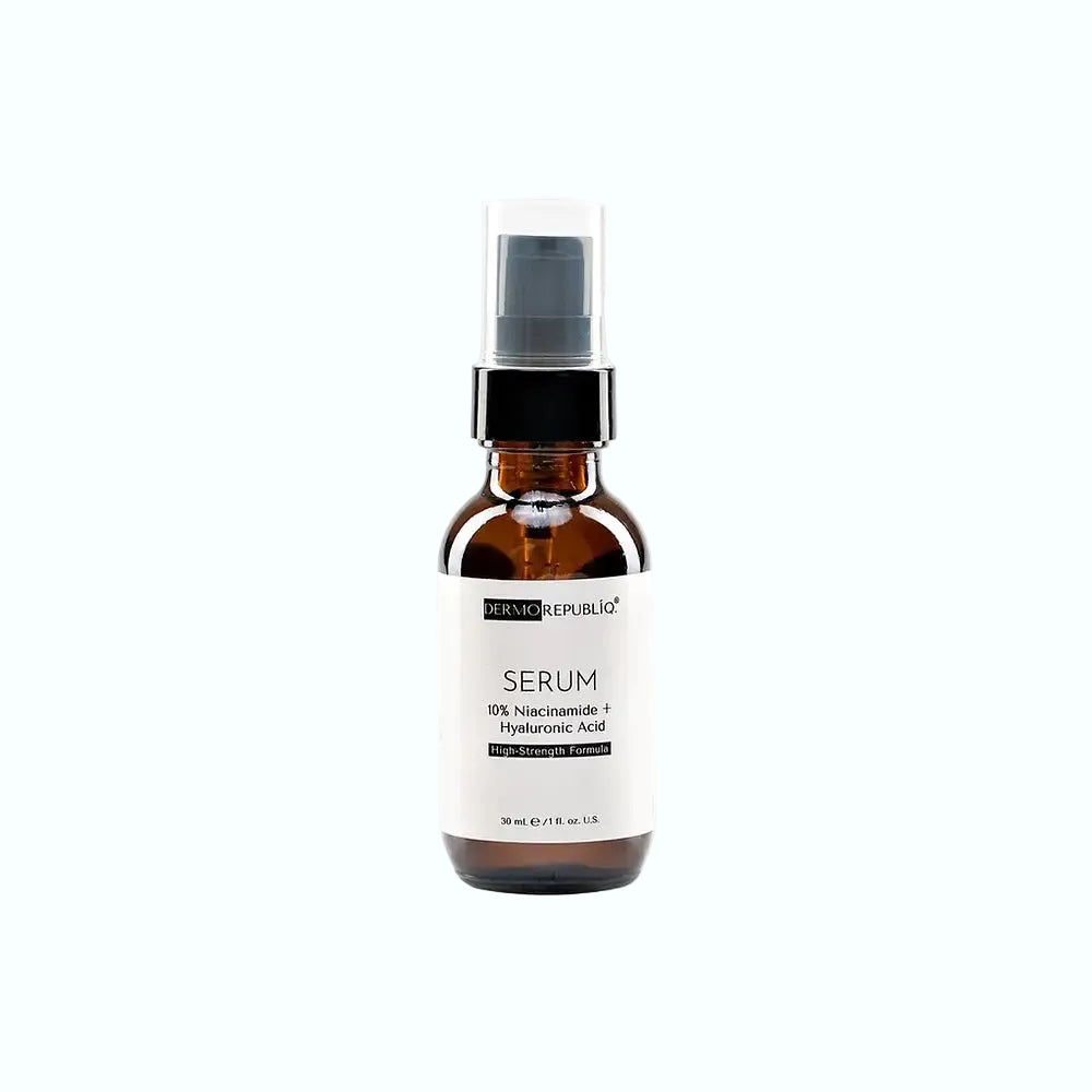 Dermorepubliq 10% Niacinamide Hyaluronic Serum for acne, pores, and blemish reduction