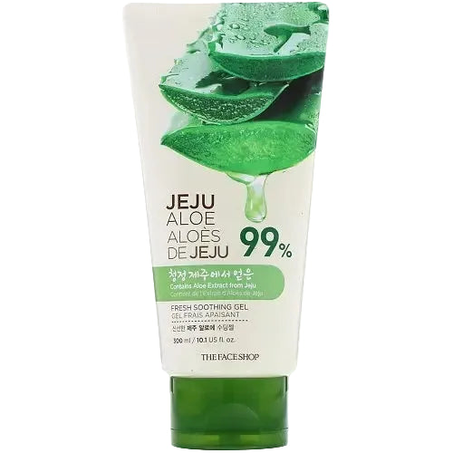 The Face Shop Jeju Aloe Fresh Soothing Gel Tube for soothing, hydrating and calming all skin types