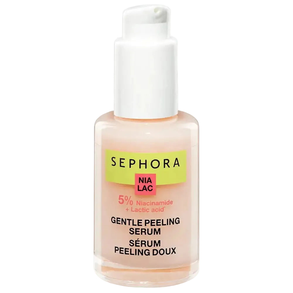 Sephora Collection Gentle Peeling Serum with Niacinamide and Lactic Acid for exfoliation and glowing skin